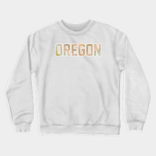 Oregon Pastel Tie Dye Crewneck Sweatshirt